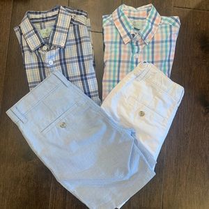 Class Club Boys Spring Bundle! Sz 10 - 2 shirts, 2 shorts